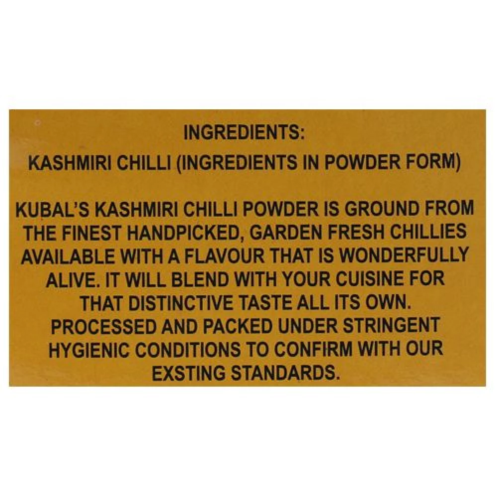Kubal Powder - Kashmiri Chilli, 100 g-4.webp